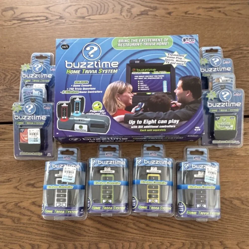 Cadaco Buzztime Home Trivia System with Expansion Packs